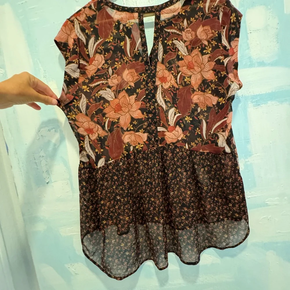 DR2 Sheer flowy blouse. Nordstrom - Picture 6 of 8